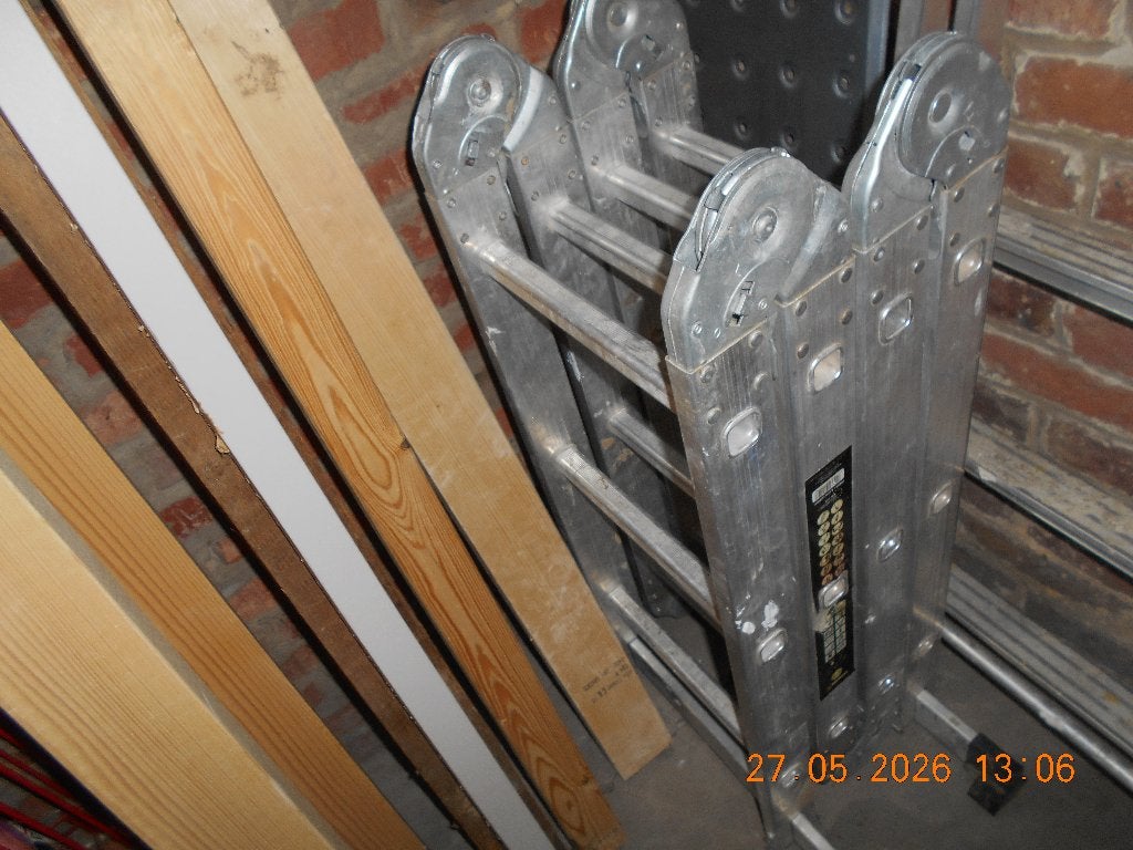 échelle 3x4 éléments, Bricolage & Construction, Échelles & Escaliers, Enlèvement, Comme neuf, Échelle, Pliable ou rétractable/escamotable