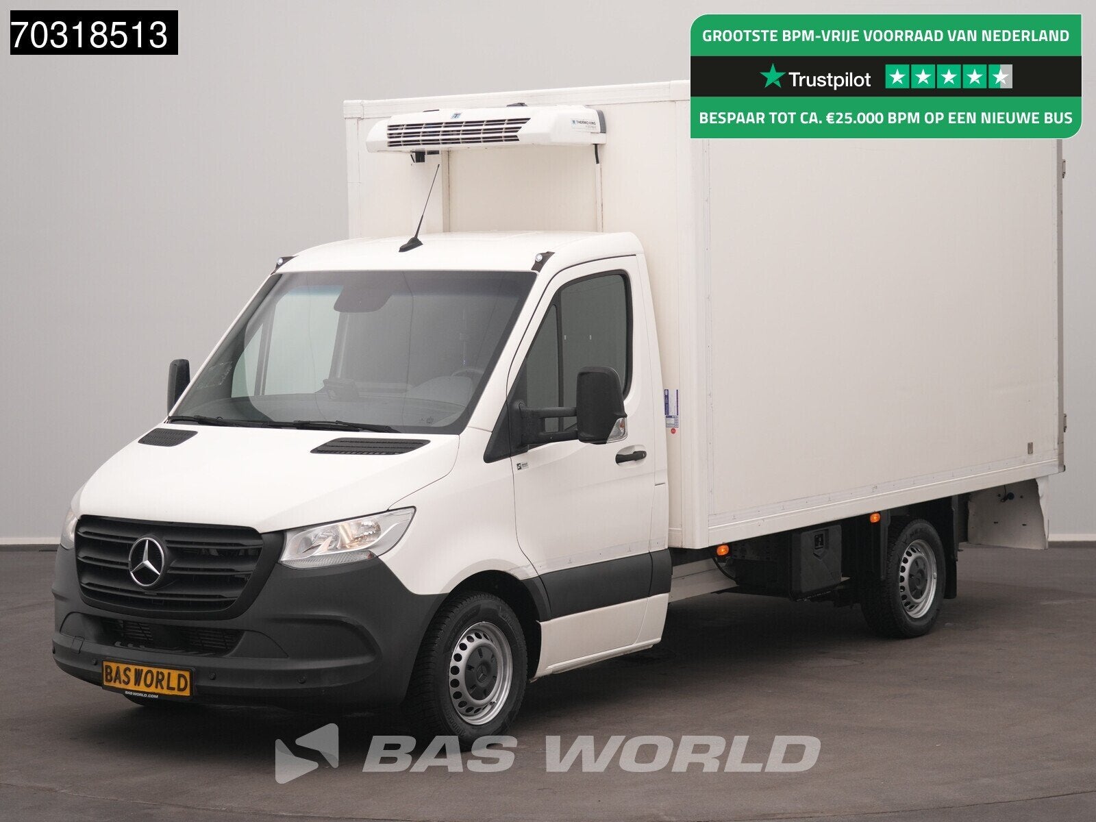 Mercedes Sprinter 314 CDI Automaat Koelwagen Thermo King V-2, Automaat, Stof, Gebruikt, Euro 6