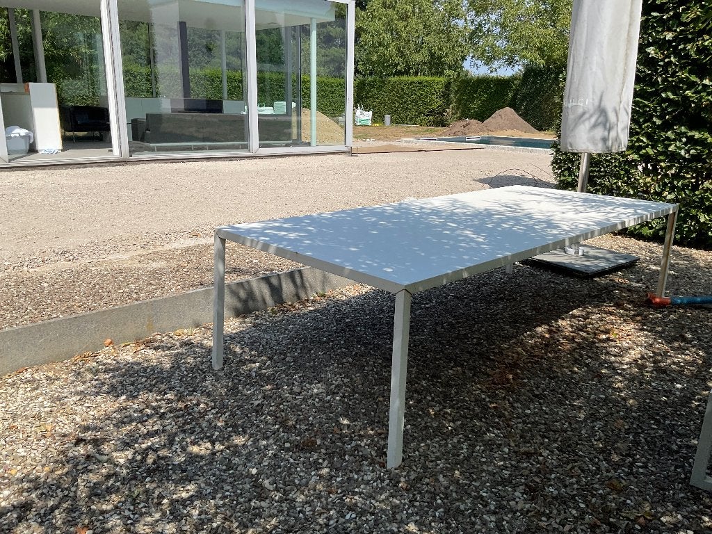Tuintafel MDF Italia, Tense outdoor, designtafel, Tuin en Terras, Ophalen, Gebruikt, Rechthoekig, Aluminium