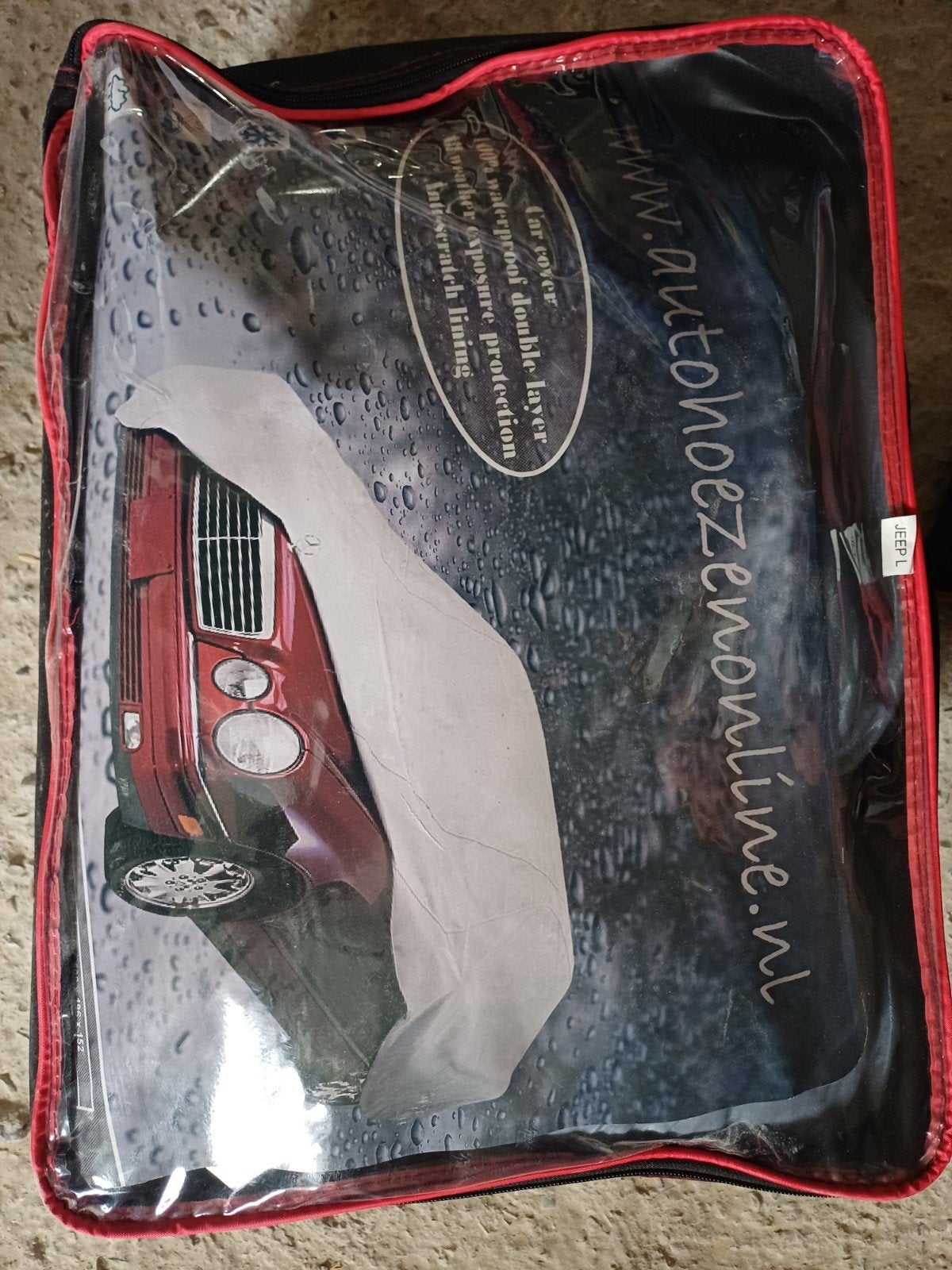 Autohoes Jeep L, Ophalen