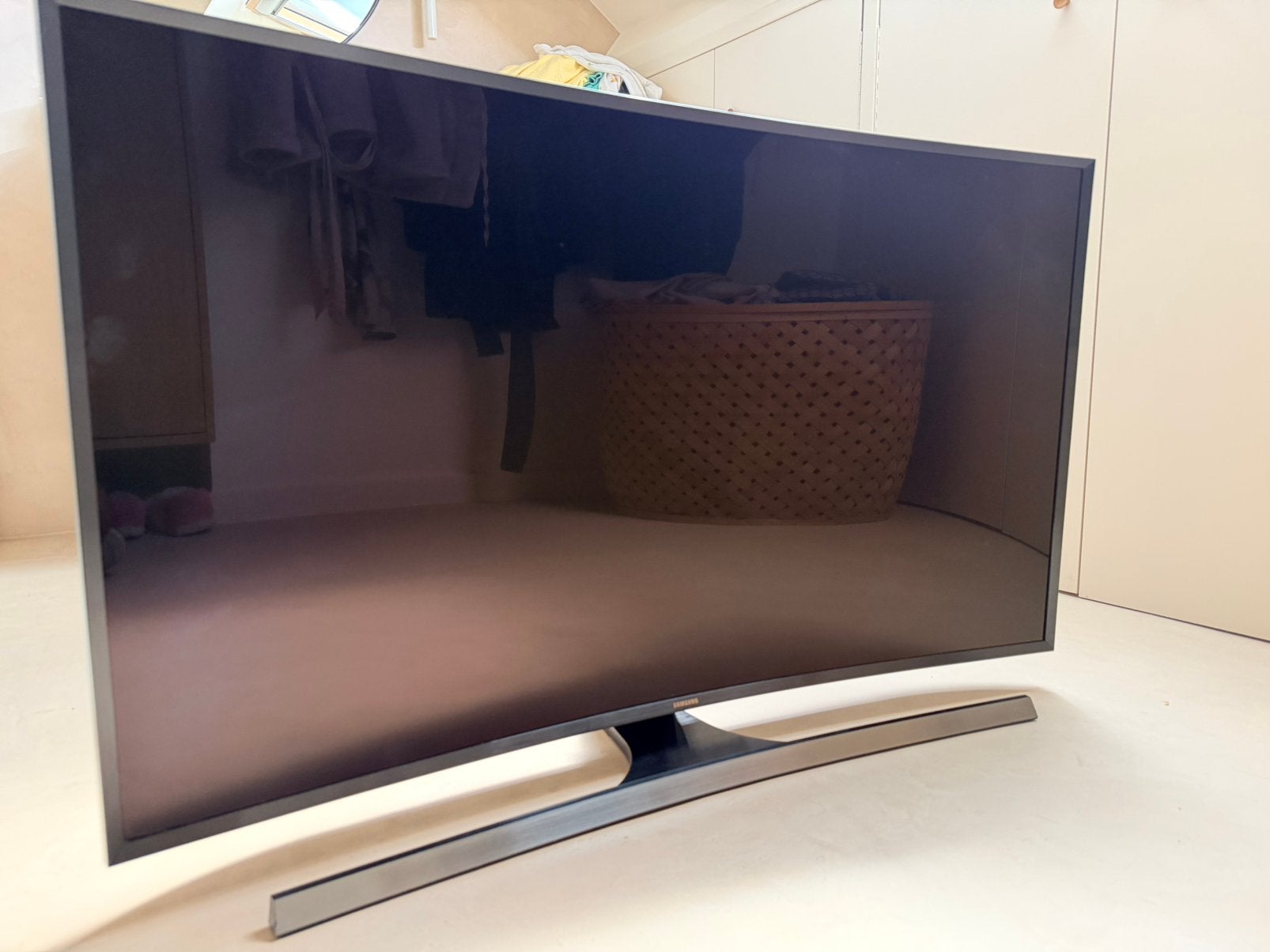 Samsung UE48JU7500L gebogen - 48" 3D-LED-tv - UHD4K, Audio, Tv en Foto, Televisies, Ophalen, 100 Hz, Samsung, 100 cm of meer