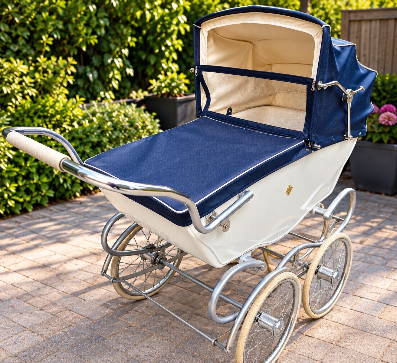prachtige vintage babykoets, Ophalen