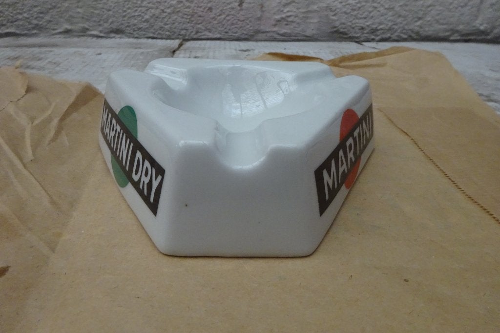 Martini - Martini dry - Rossi - Oude kleine asbak, Ophalen, Gebruikt, Gebruiksvoorwerp