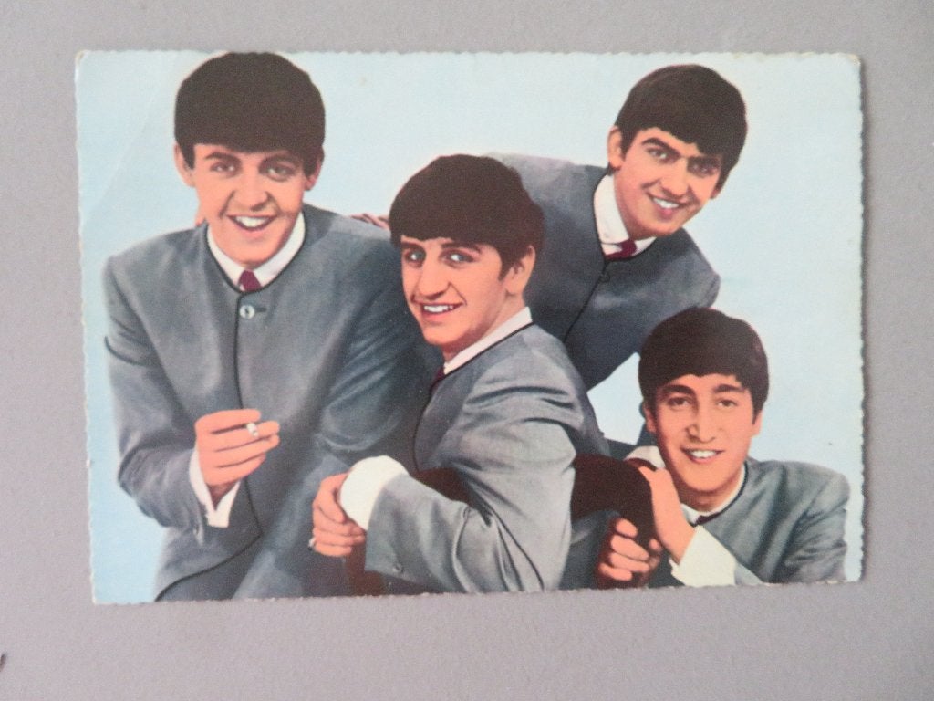 postkaart The Beatles, Verzamelen, Ophalen of Verzenden, Zo goed als nieuw, Foto of Kaart
