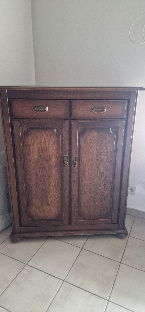 Halfhoge kast in franse eik, Antiek en Kunst, Ophalen