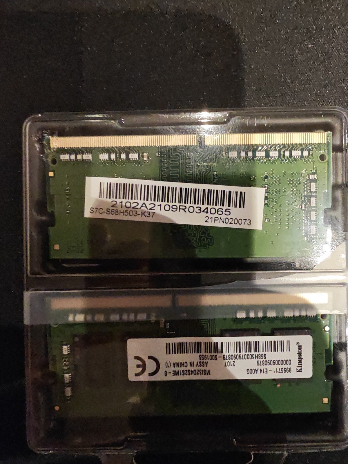 Kingston 2  8 Go DDR4-3200 SO-DIMM (16 Go) origine MSI, Computers en Software, RAM geheugen, Gebruikt, DDR4, Ophalen of Verzenden