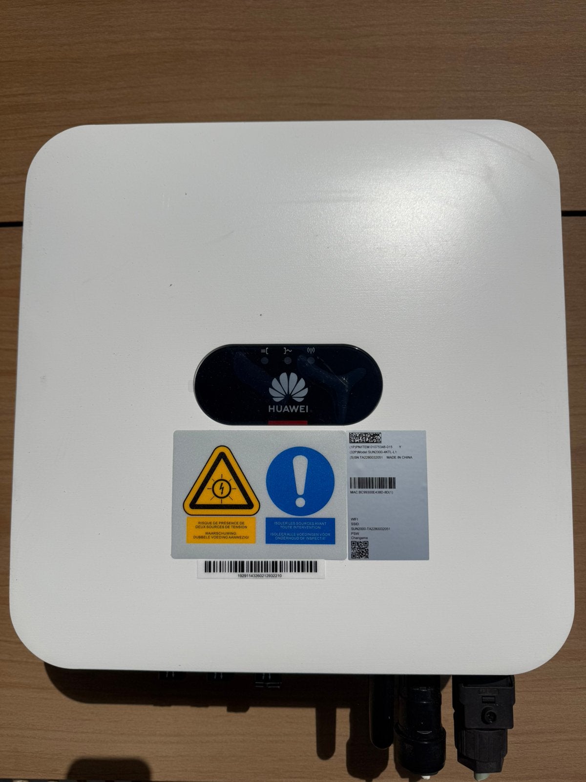Huawei omvormer, Bricolage & Construction, Panneaux solaires & Accessoires, Comme neuf, Enlèvement