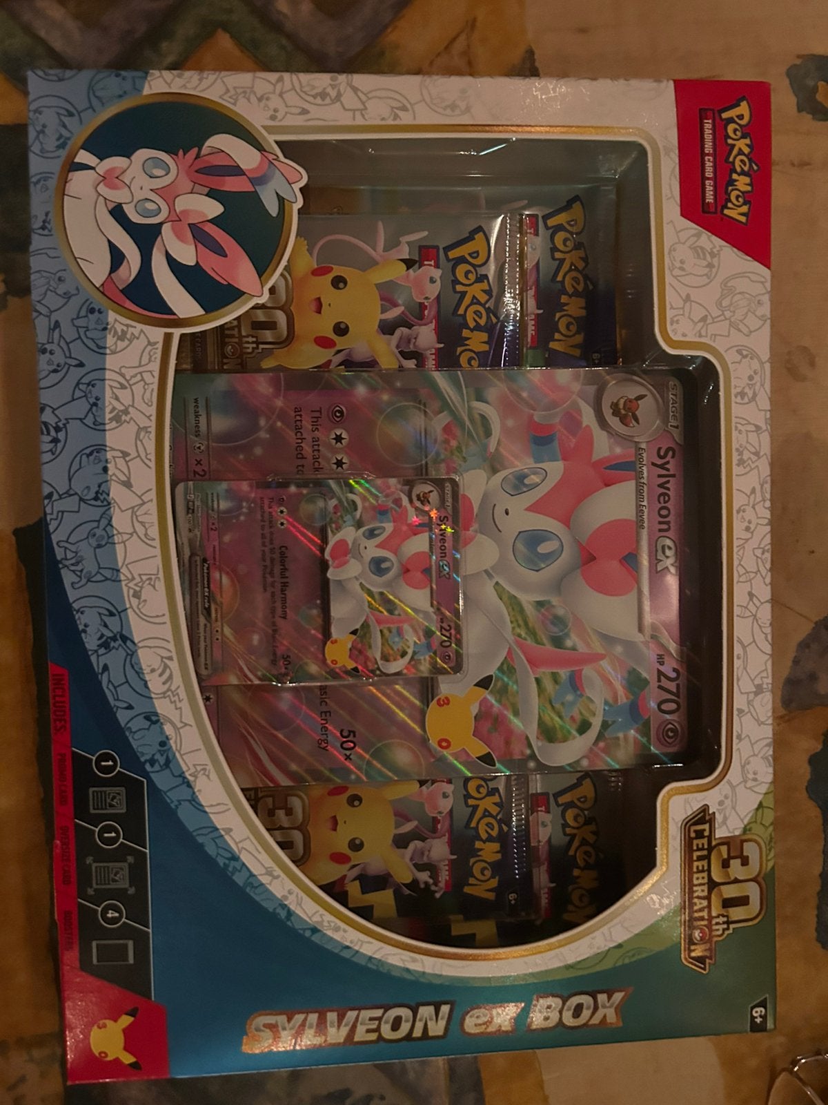 Sylveon EX box 30th, Ophalen, Zo goed als nieuw