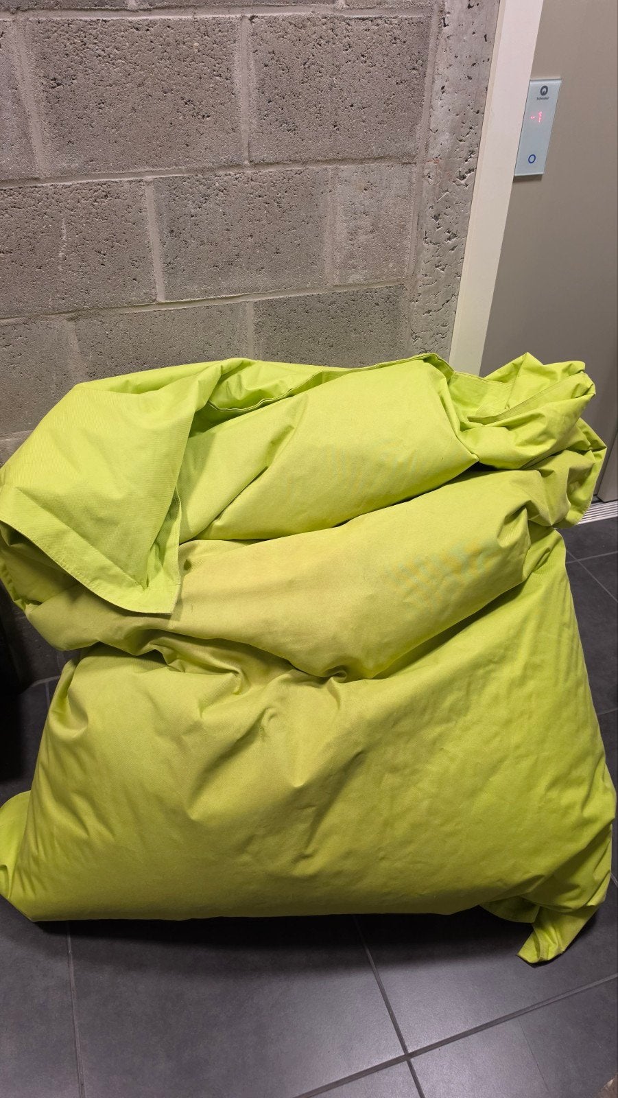 Pouf Géant, Maison & Meubles, Sièges-poires, Vert, Pouf