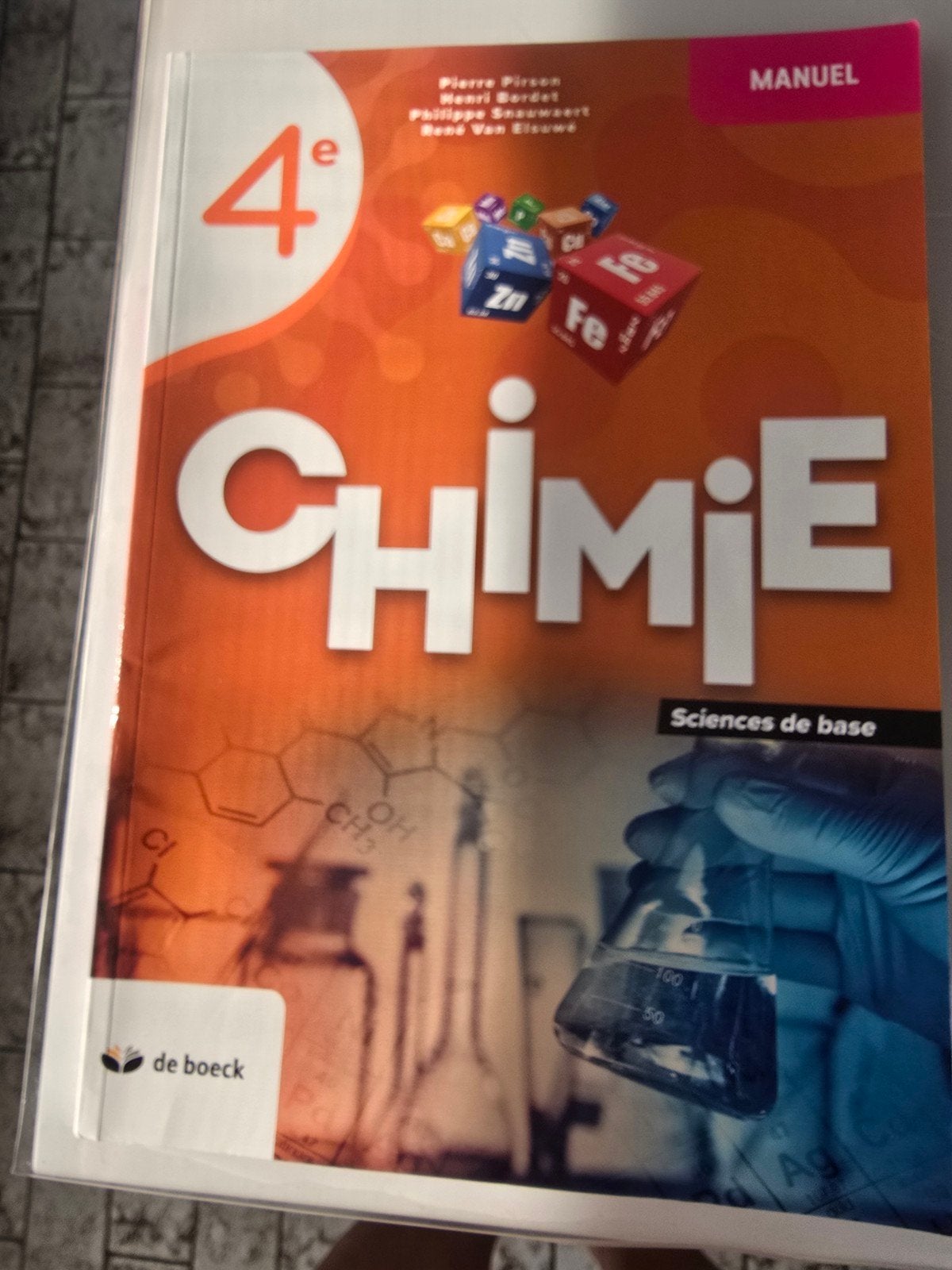 Chimie 4, Livres, Enlèvement, Chimie