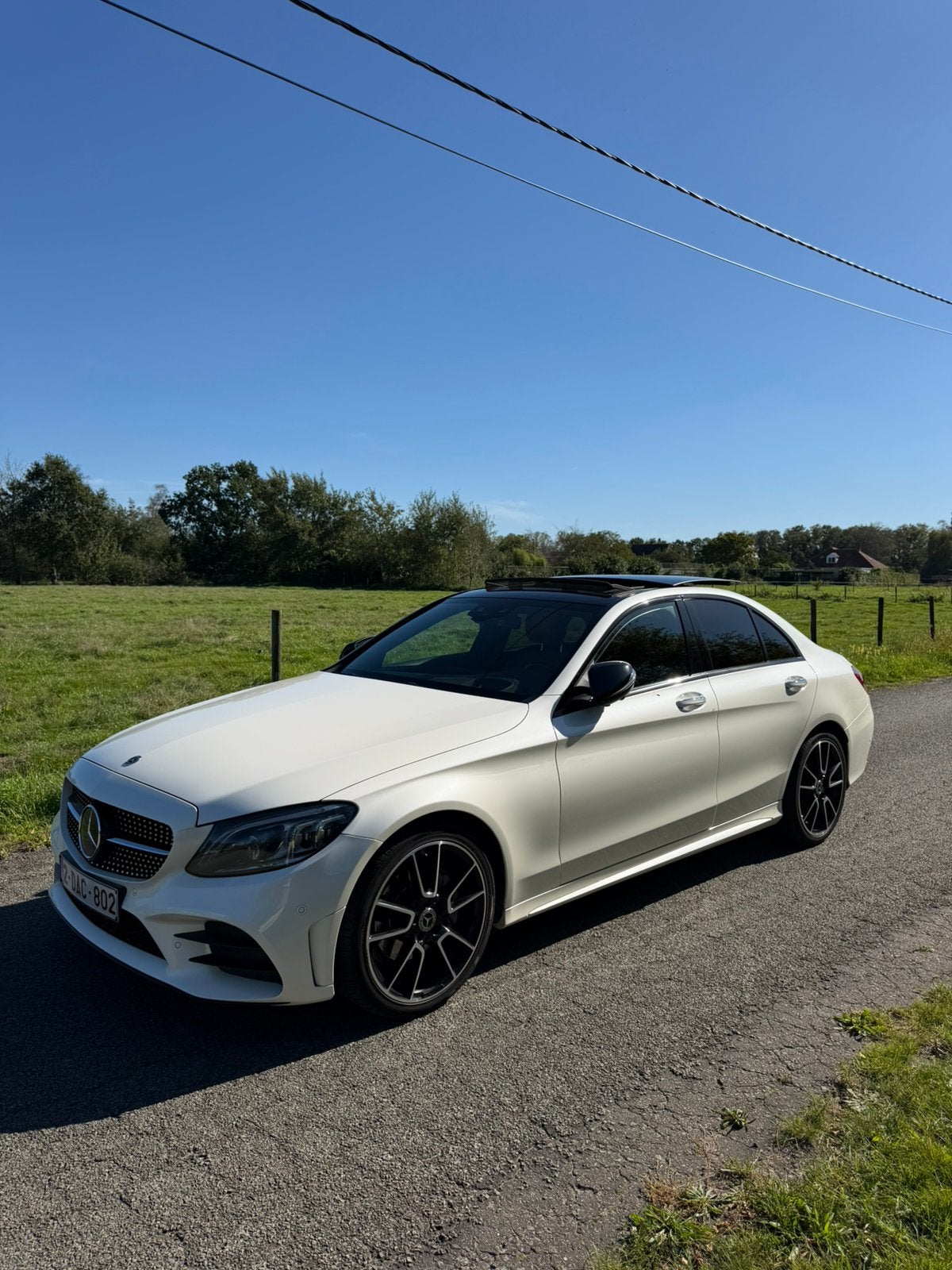 Mercedes c180 Amg night pack, Auto's, Achterwielaandrijving, 1800 kg, Euro 6, 4 cilinders