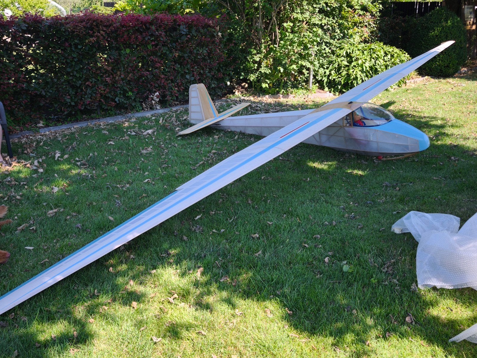 L-spatz 55 spanwijdte 7m50, Ophalen