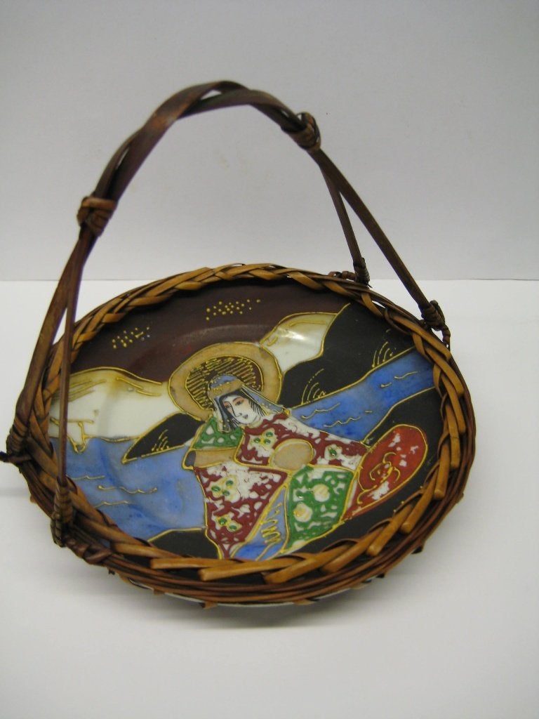 JAPANS PORSELEIN MANDJE, Antiek en Kunst, Ophalen of Verzenden