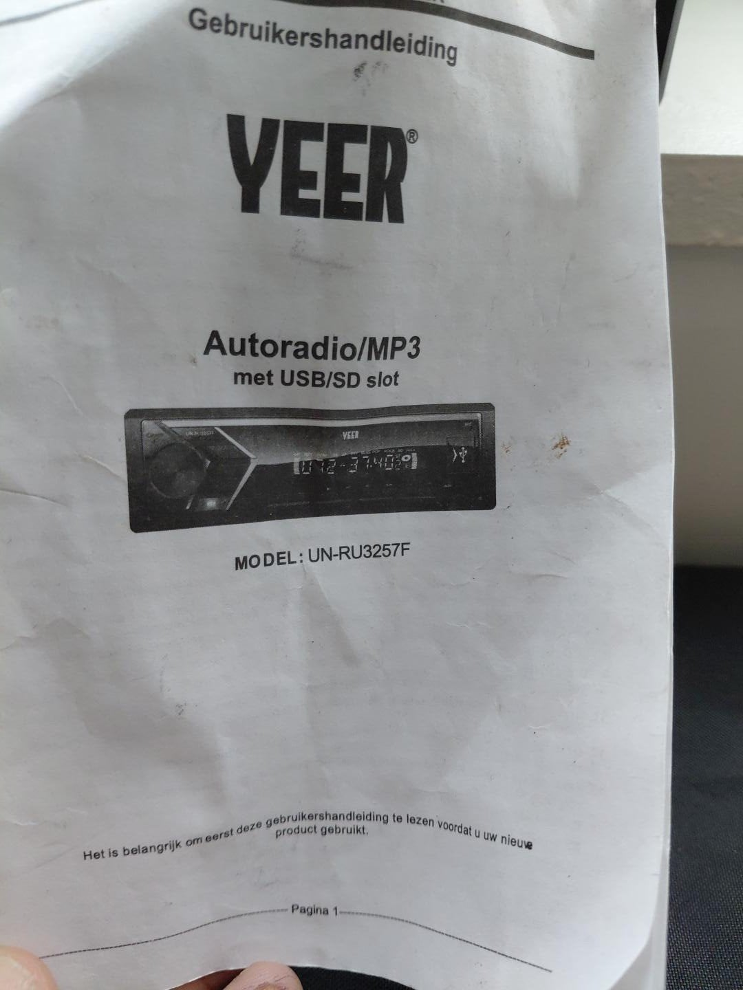autoradio nieuw werkt zoals nieuw ongebruikt, Auto diversen, Autoradio's, Ophalen of Verzenden