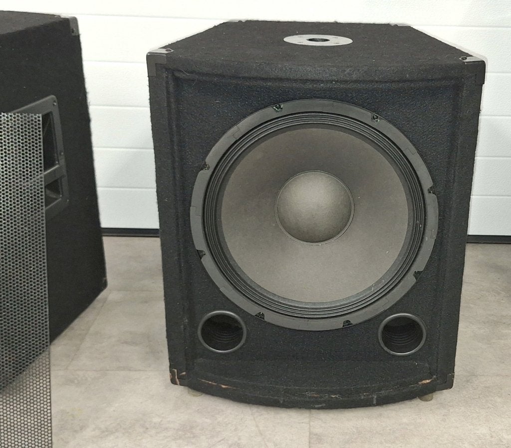 DJ-PA luidsprekers baskasten DAP-Pro 15" speakers, Ophalen, Gebruikt, Minder dan 500 watt, P.A.