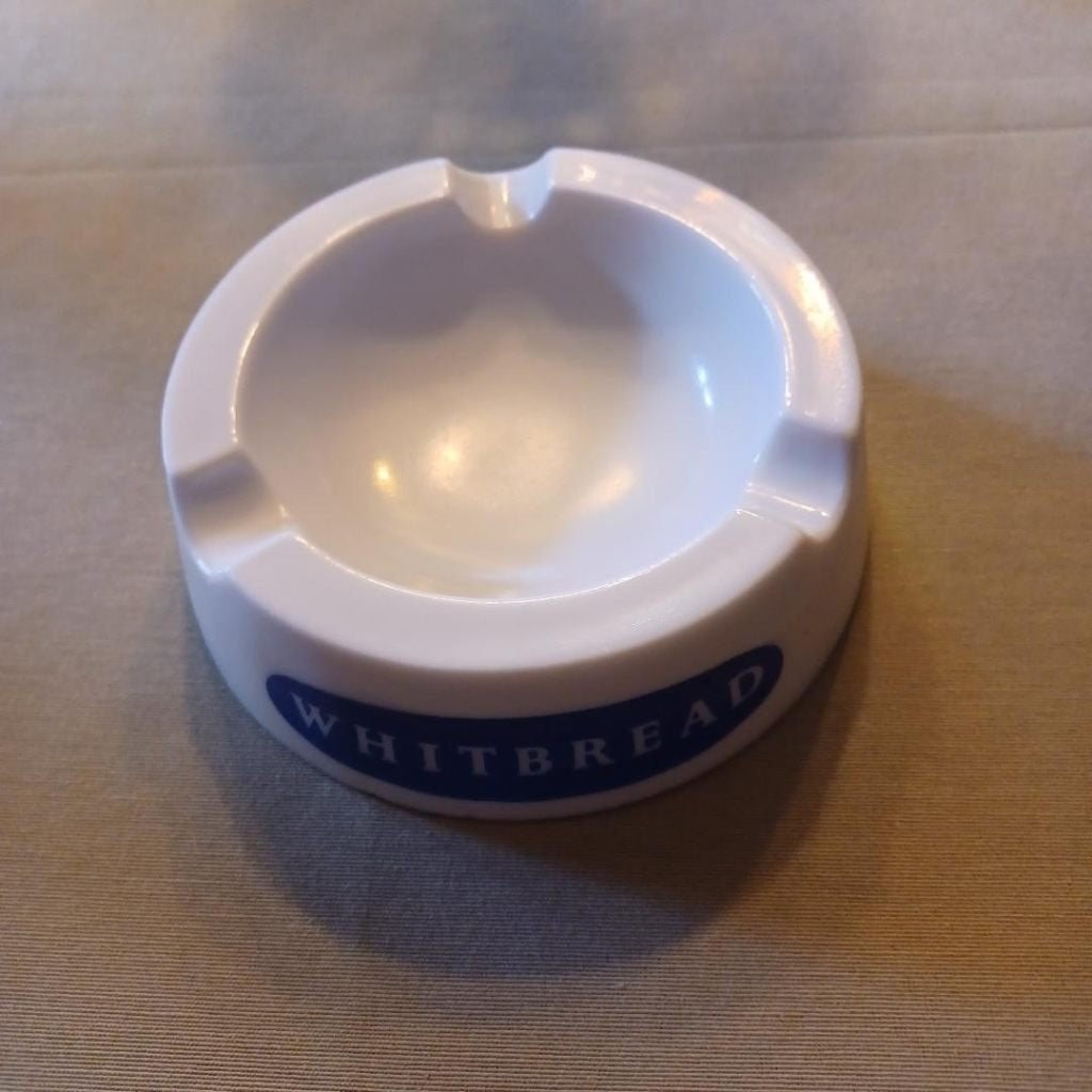 Vintage Opalex asbak Whitbread, Ophalen, Gebruikt, Asbak