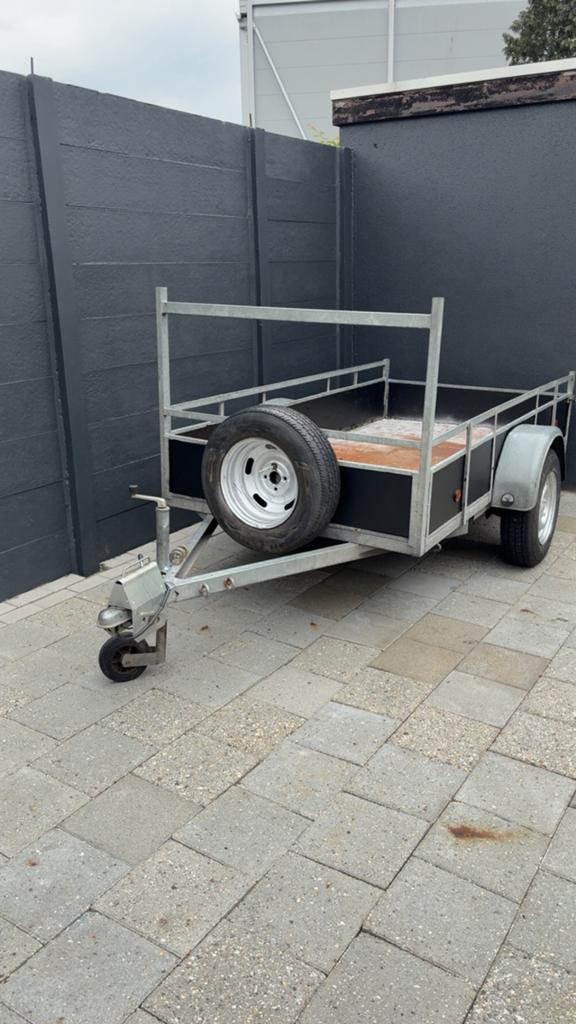 Ik verkoop hier mijn gegalvaniseerde 750KG aanhangwagen!, Autos : Divers, Remorques, Comme neuf, Enlèvement