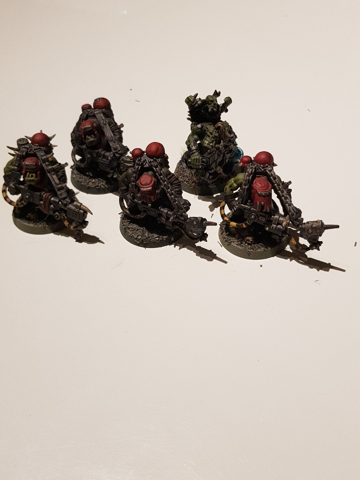 WH40K ORKS: Burna Boyz, 5 stuks, painted, Figuurtje(s), Ophalen of Verzenden, Geverfd, Warhammer 40000