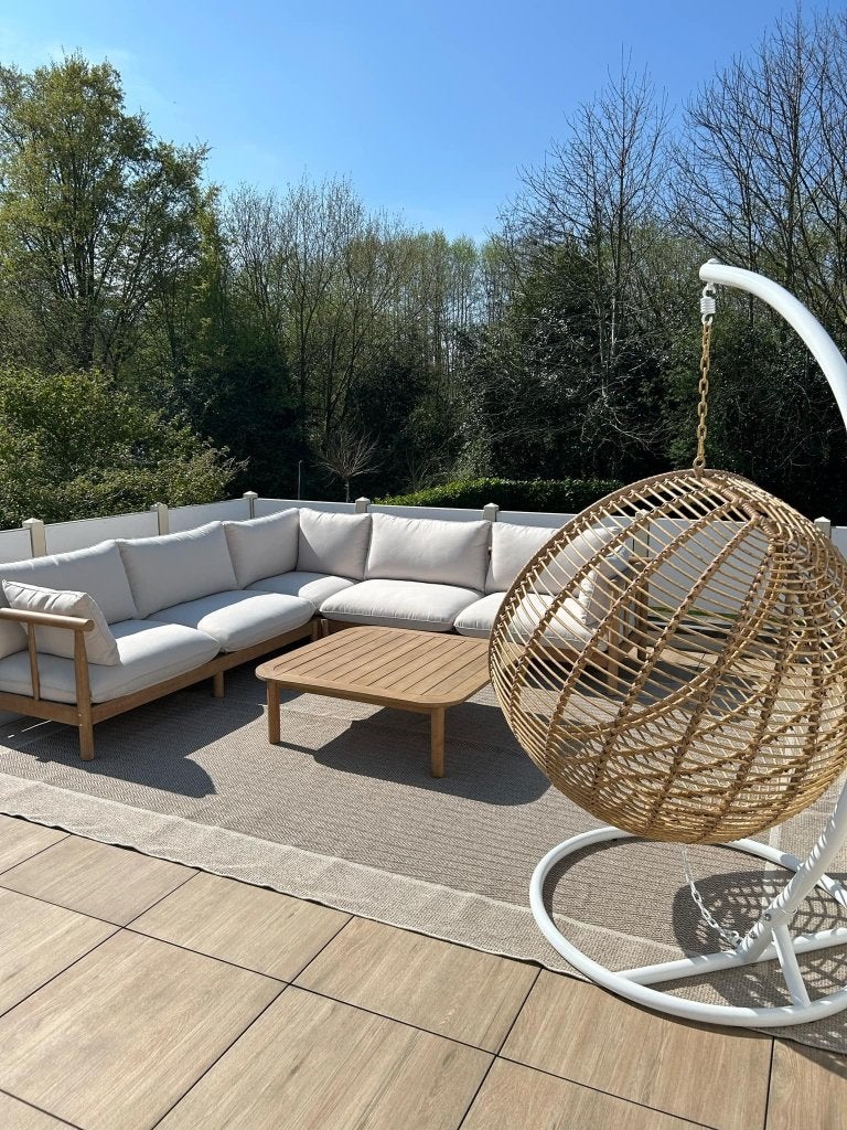Tuinsets, Loungesets, Ophalen, 5 zitplaatsen, Zo goed als nieuw, Loungeset