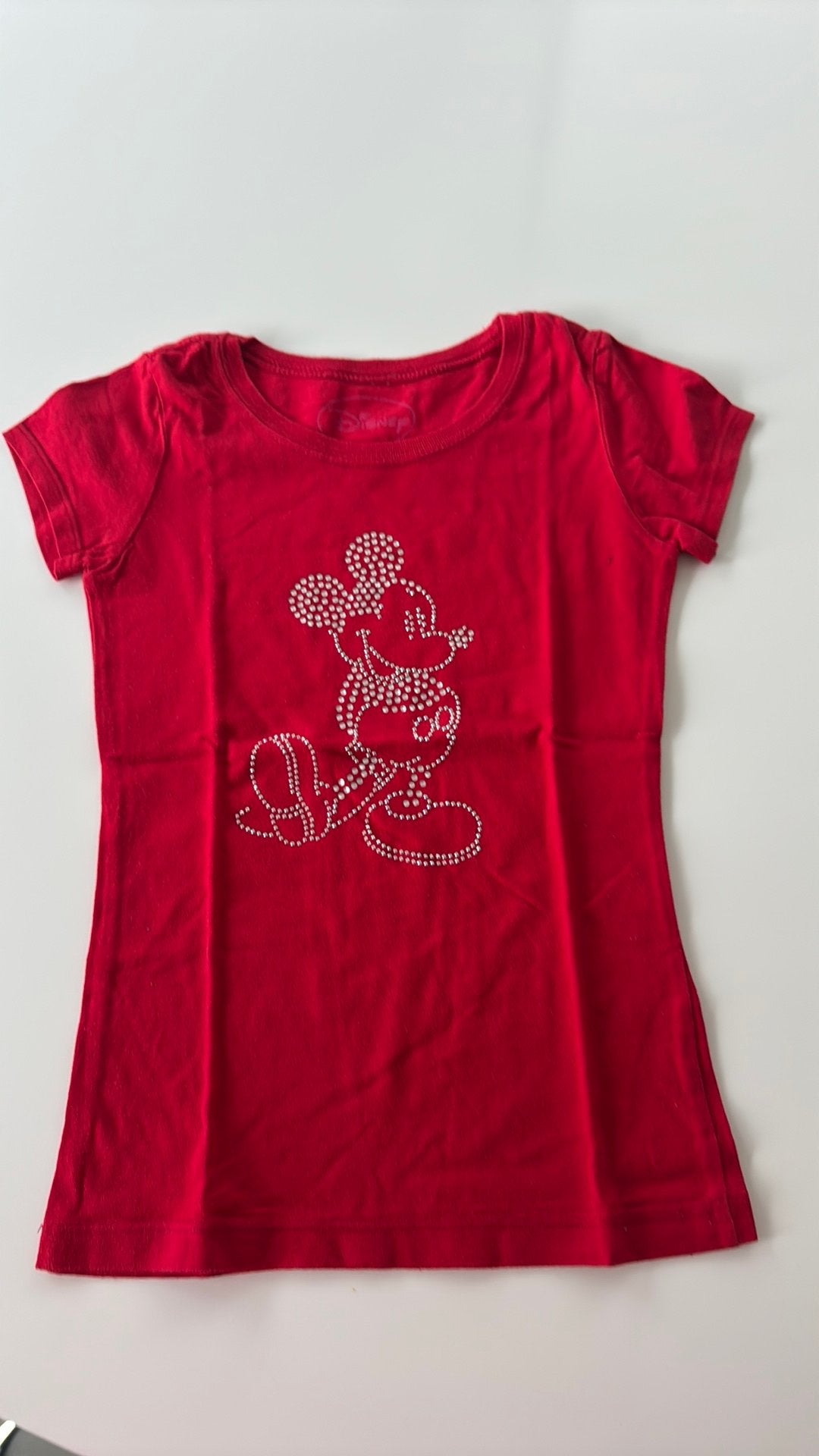 T-shirts met straps Minnie, Kinderen en Baby's, Kinderkleding | Maat 122, Ophalen of Verzenden, Zo goed als nieuw