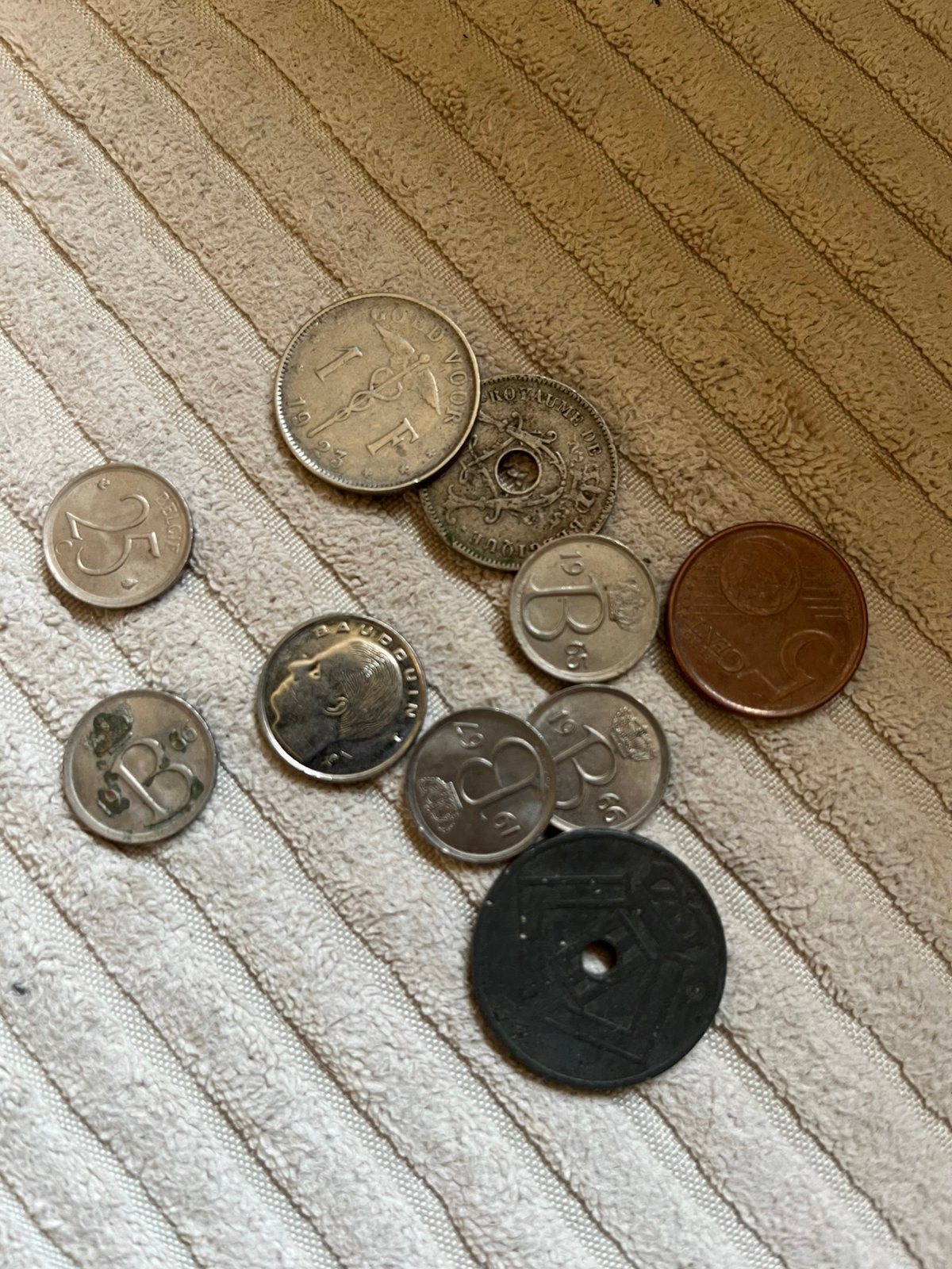 Lot de pieces belges, Postzegels en Munten, Ophalen of Verzenden, Losse munt