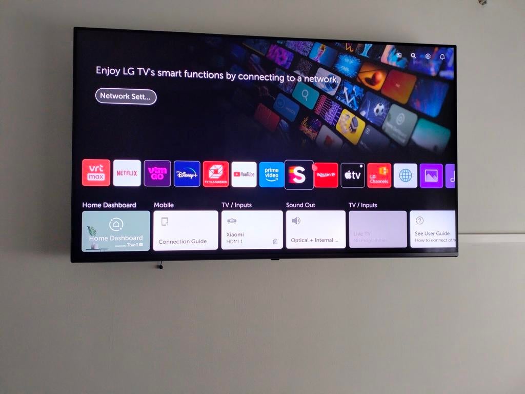 LG 4k smart tv in nieuwstaat, Audio, Tv en Foto, Televisies, Ophalen, Smart TV