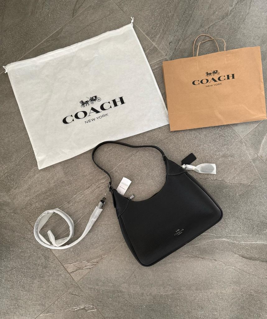 Sac à bandoulière noir Coach neuf !, Bijoux, Sacs & Beauté, Porte-monnaie & Portefeuilles, Neuf, Autres marques, Cuir, Enlèvement ou Envoi