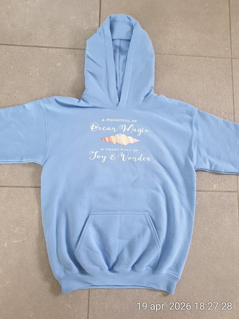 Blauwe hoodie met schelpenprint, Kleding | Dames, Ophalen, Nieuw, Blauw