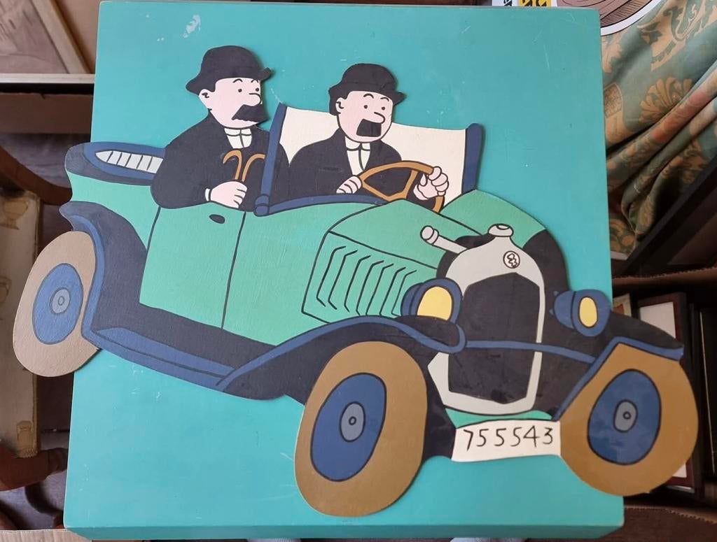 Kuifje in het land van zwartgoud Citroën 5 CV, Ophalen, Zo goed als nieuw