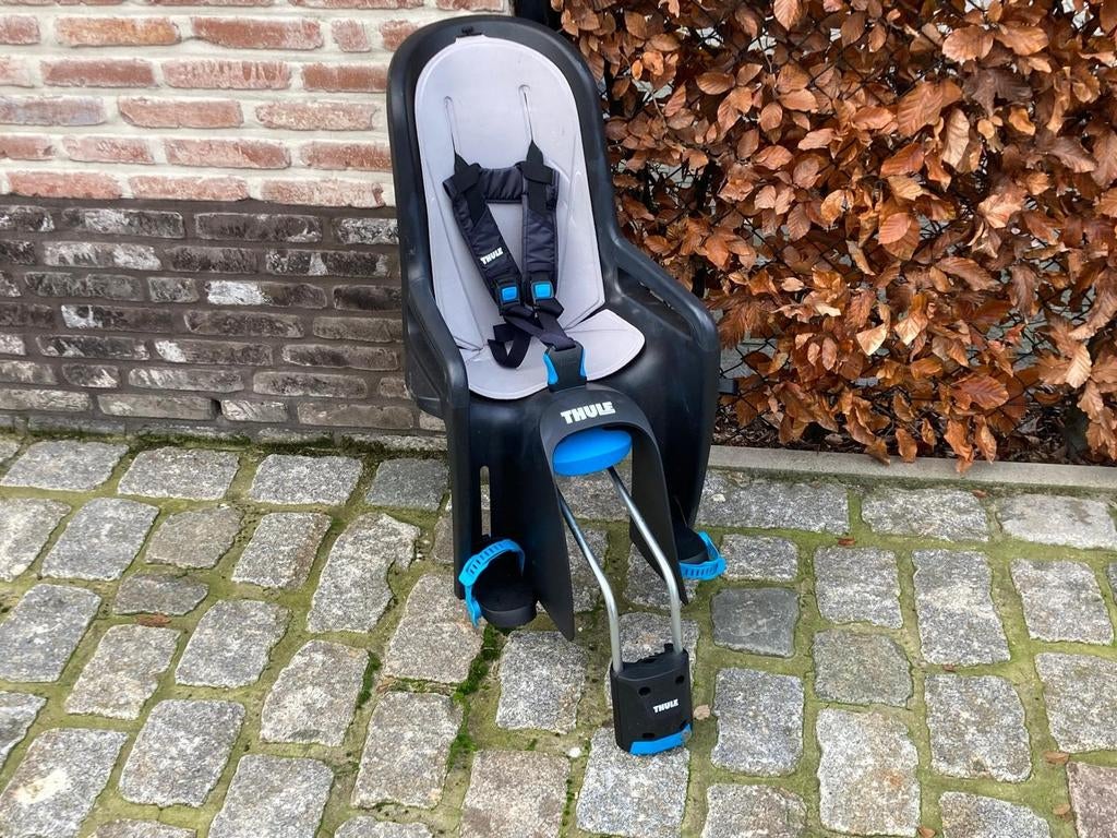 Fietsstoeltje, Fietsen en Brommers, Fietsaccessoires | Fietsstoeltjes, Ophalen, Achterzitje, Gebruikt, Voetsteuntjes