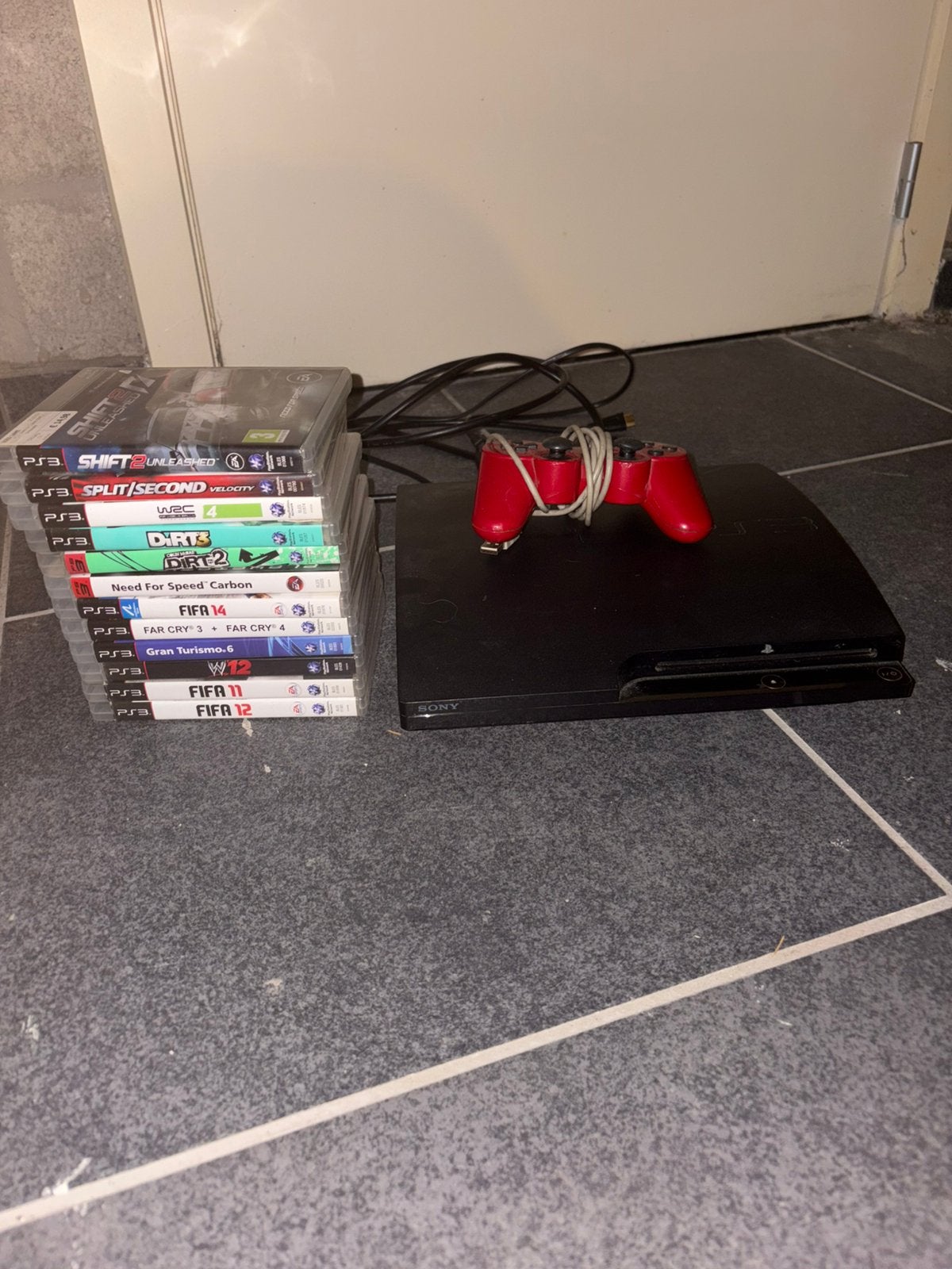 Playstation 3, Games en Spelcomputers, Ophalen, Gebruikt, Met 1 controller, Met games