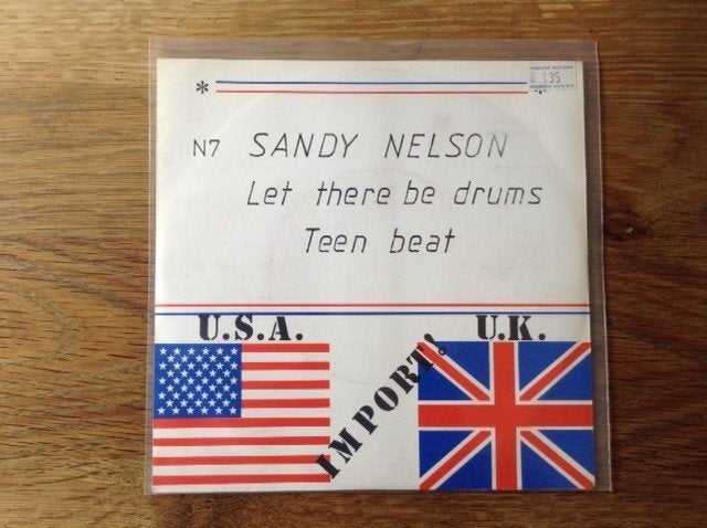single sandy nelson, Housse de protection extérieure, Enlèvement ou Envoi, 7 inch, Rock et Metal