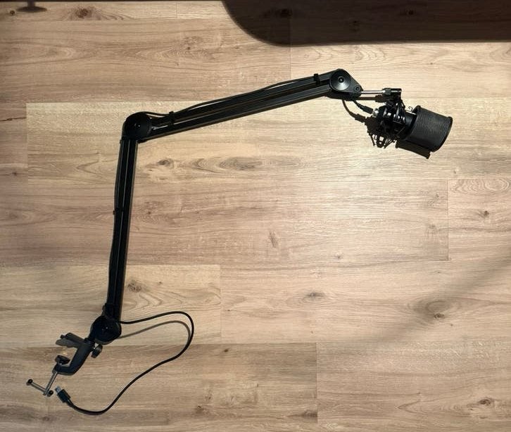 Trust GXT 252+ USB streaming microfoon met boom arm, Musique & Instruments, Microphones, Enlèvement, Comme neuf