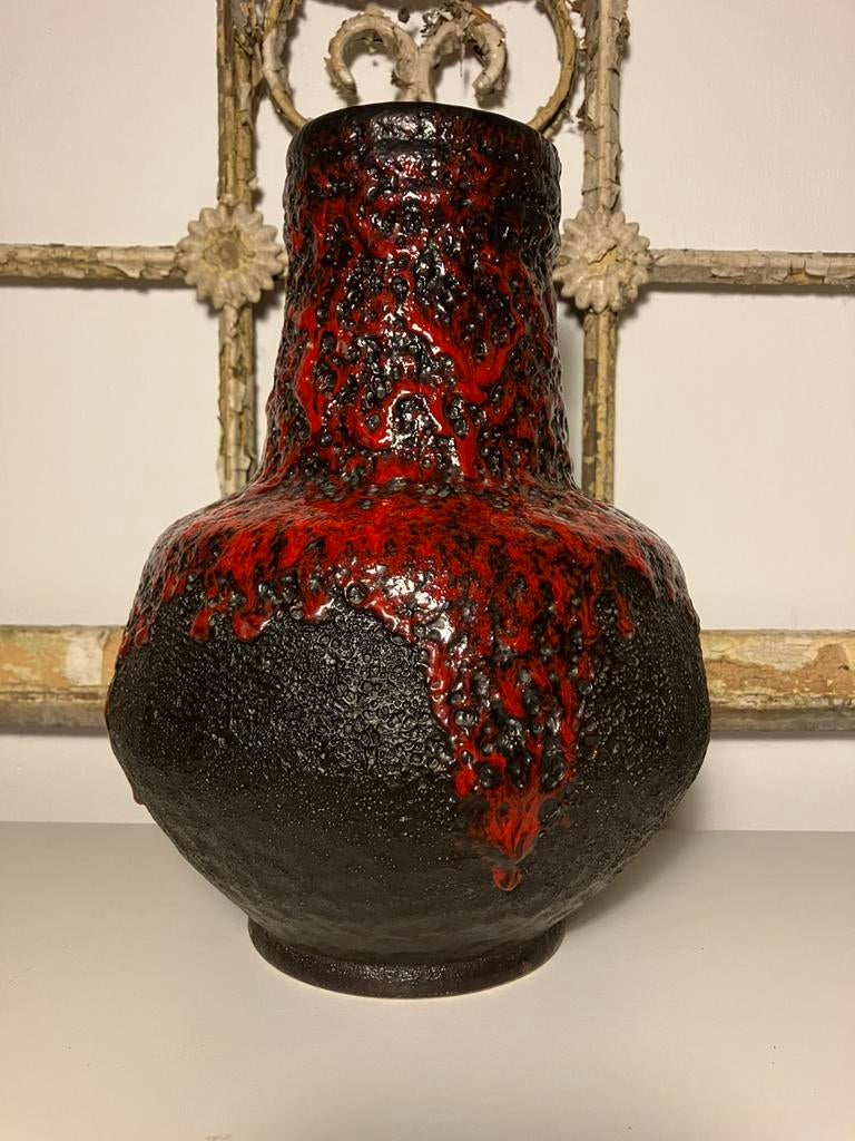 Originele West Germany fat Lava vaas, Antiek en Kunst, Ophalen of Verzenden