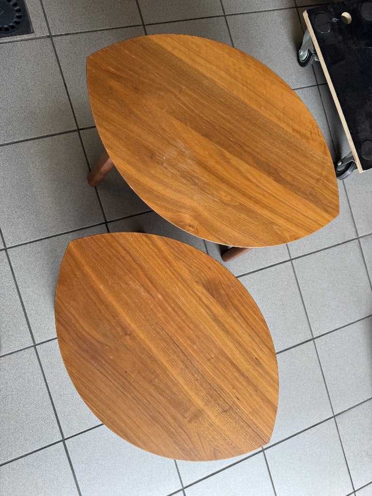 Houten bijzettafels, Ophalen, Minder dan 45 cm, Minder dan 55 cm, Modern organisch natuurlijk
