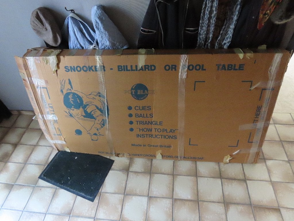 Opvouwbaar snooker biljard of pool tafel, Sports & Fitness, Billards & Billards américains, Enlèvement, Utilisé, Table de snooker