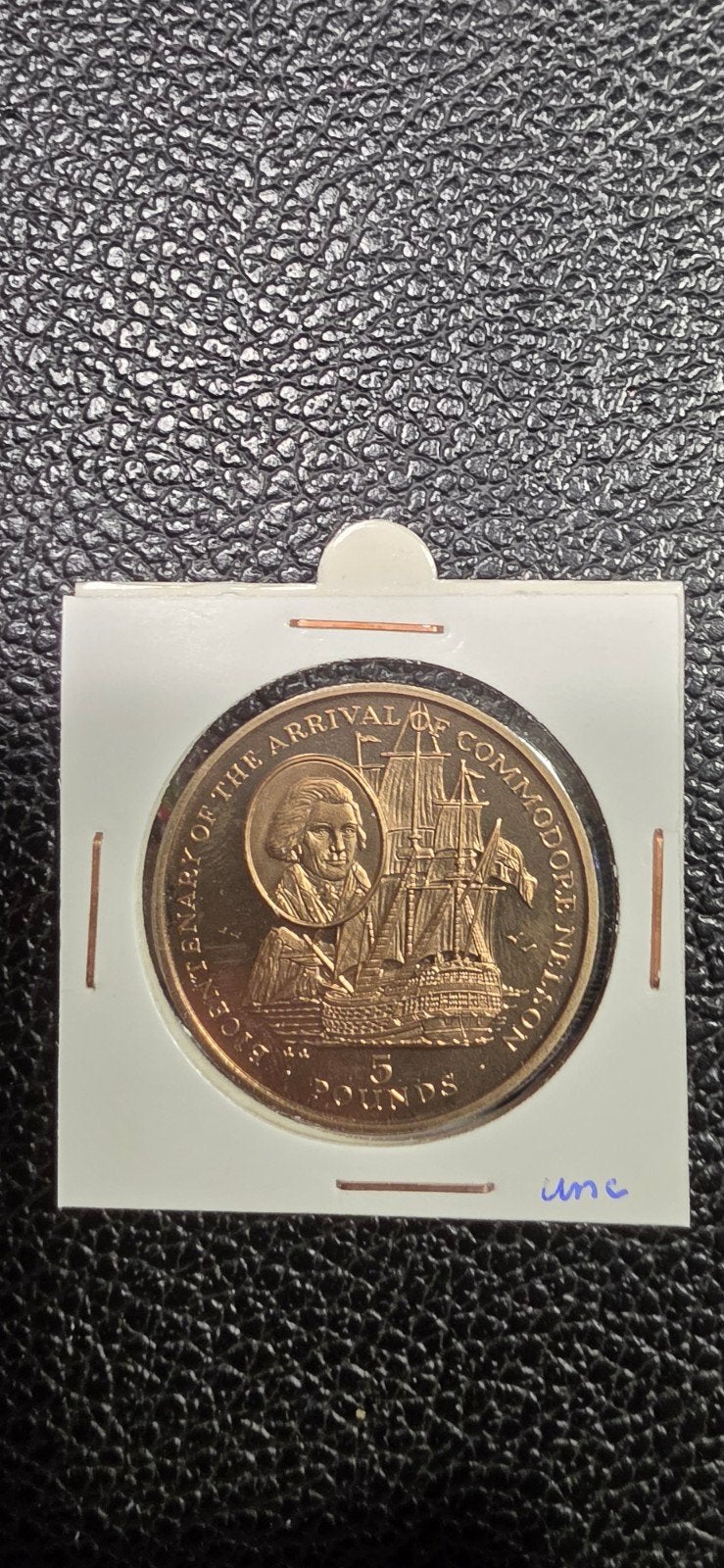 1#    Gibraltar 5 pond 1997   Km#605, Timbres & Monnaies, Enlèvement ou Envoi