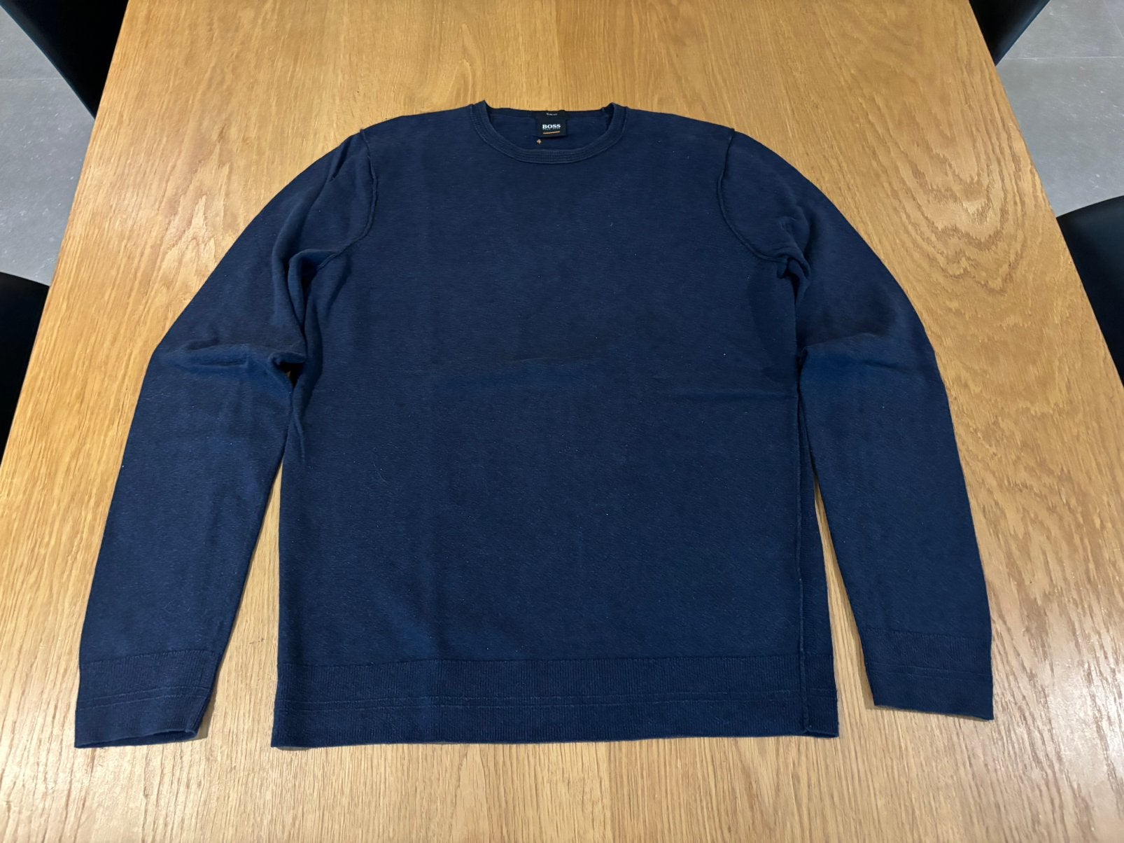 Trui van Hugo Boss, Ophalen of Verzenden, Zo goed als nieuw, Maat 48/50 (M), Blauw