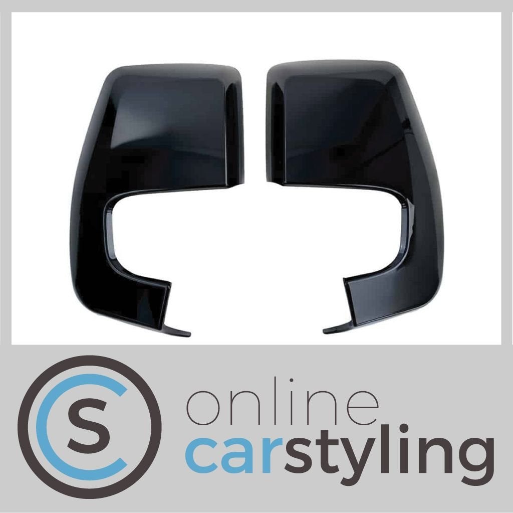 Spiegelkappen Glossy Black Ford Transit Custom, Neuf, -, Ford, -