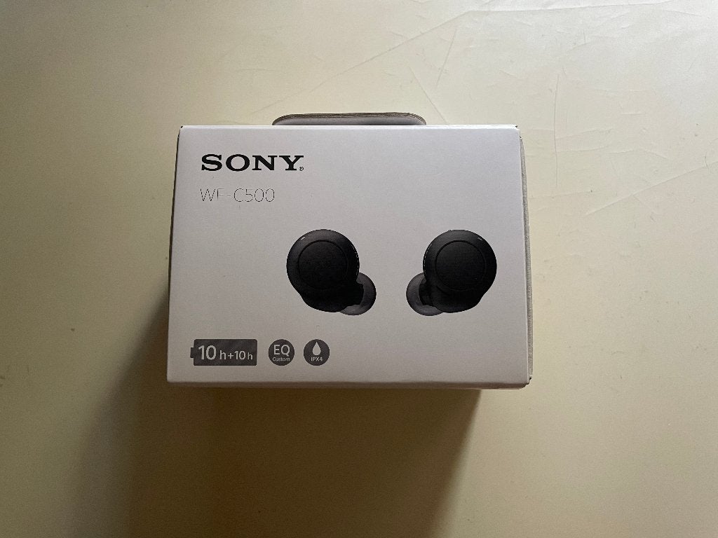 Sony WF-C500 draadloze oordopjes – compleet, Enlèvement ou Envoi, Bluetooth, Comme neuf, Sony
