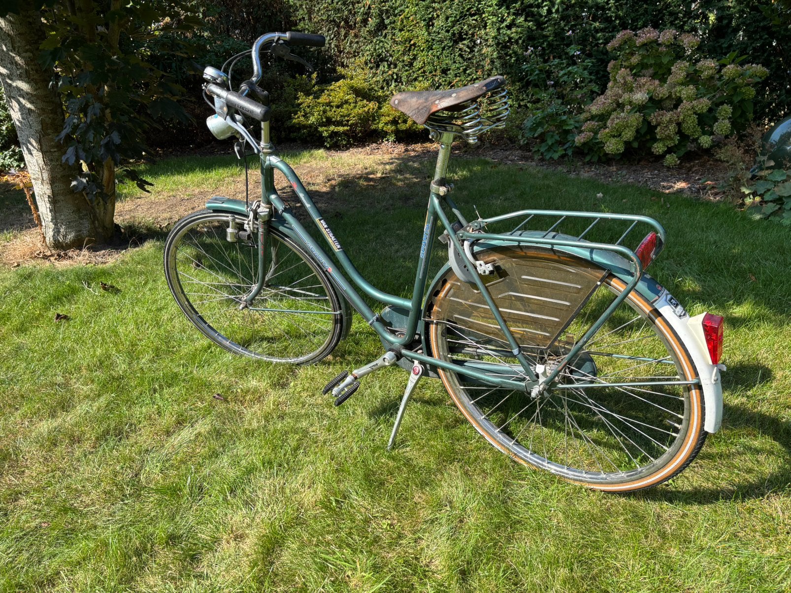 Vintage retro damesfiets, Fietsen en Brommers, Ophalen, Sparta, Gebruikt, Velgrem