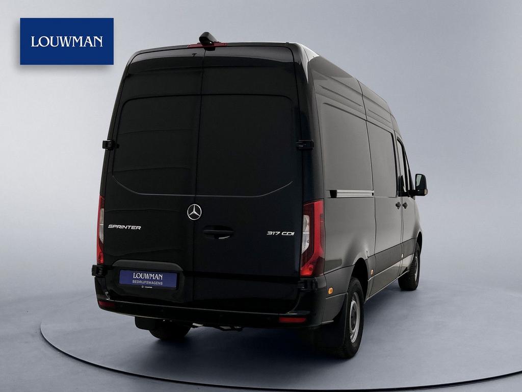 Mercedes-Benz Sprinter 317 1.9 CDI L2H2 Pro Led 3500KG trekg, Auto's, Automaat, Zwart, Bedrijf, Diesel