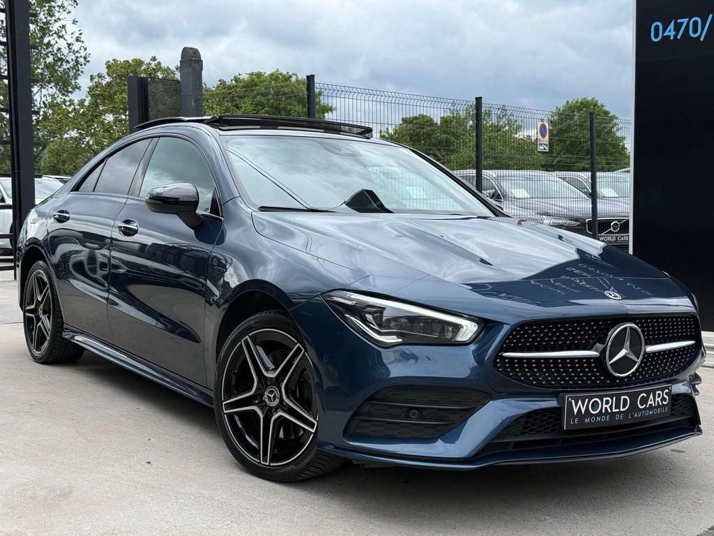 Mercedes-Benz CLA-Klasse 250 CLA 250 e PHEV /PACK AMG/ TOIT, Auto's, Mercedes-Benz, Gebruikt, 4 cilinders, Blauw, Alcantara