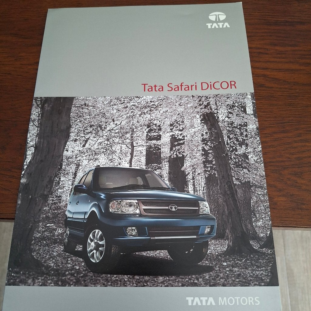 TATA  SAFARI DICOR, Boeken, Auto's | Folders en Tijdschriften, Ophalen of Verzenden, Nieuw, Overige merken