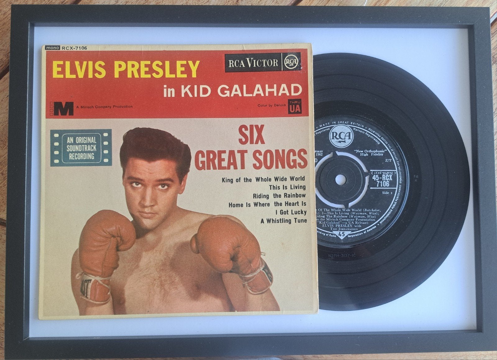 Elvis EP ingekaderd, Cd's en Dvd's, Vinyl Singles, EP, Ophalen of Verzenden, Zo goed als nieuw, EP