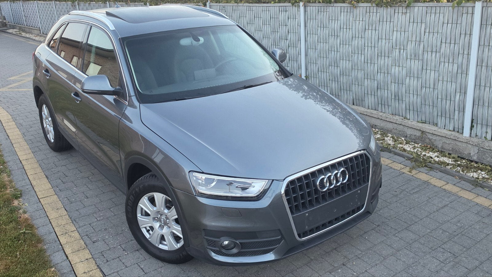 Audi Q3 2.0TDI LED/XENON/PANO/LEDER/1Ste eigenaar, Auto's, Zwart, 4 cilinders, Leder, 5 deurs