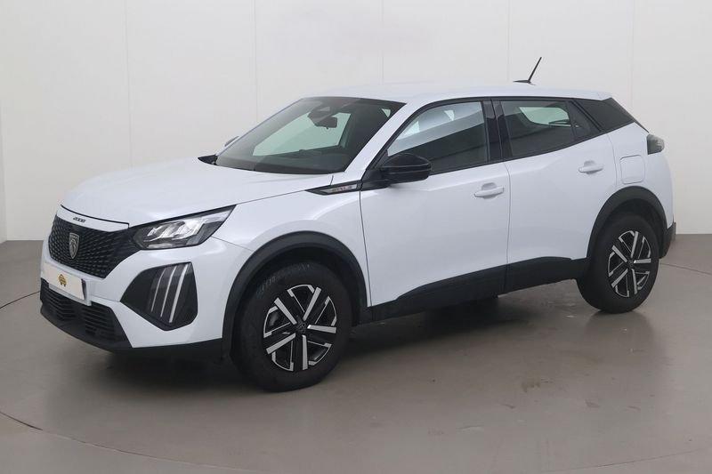 Peugeot 2008 1.2 turbo style 100, Auto's, Gebruikt, 1199 cc, Overige bekleding, Wit