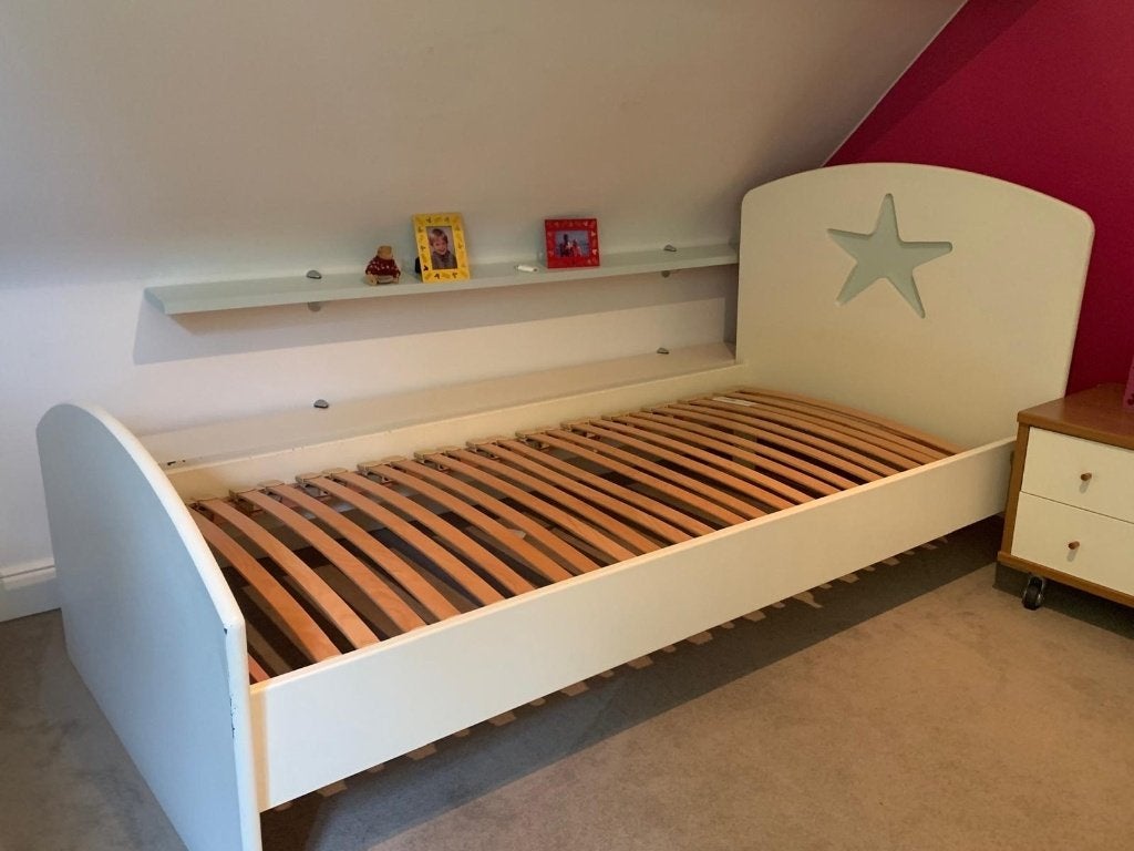 Bed eenpersoons merk Junior 4, Ophalen, Overige materialen, Gebruikt, 90 cm