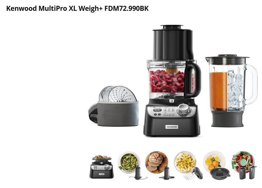 Robot de cuisine Kenwood, Electroménager, Neuf, Résiste au lave-vaisselle, Enlèvement, 3 vitesses ou plus