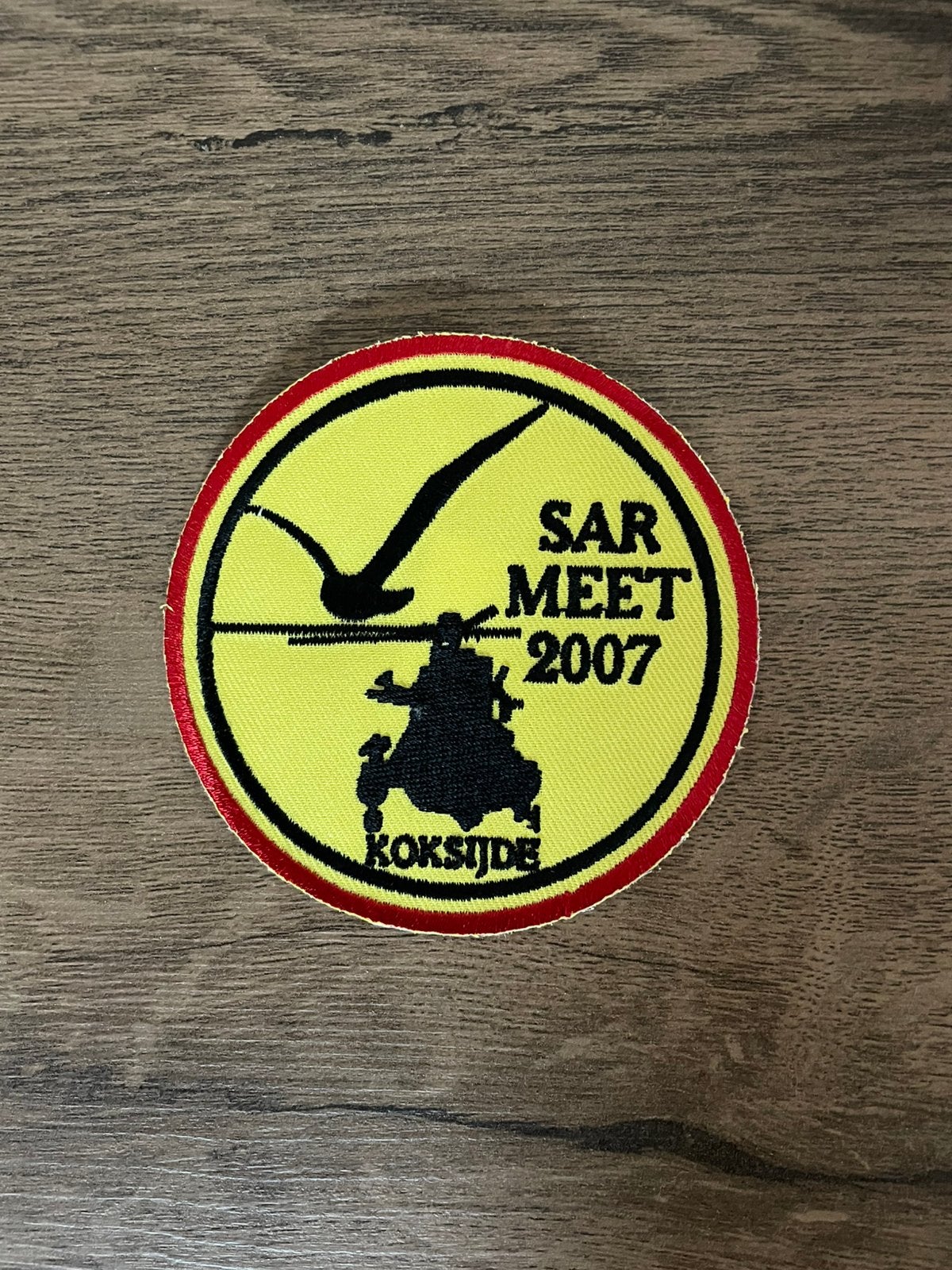 Badge SAR meet seaking 40e sqn, Verzamelen, Luchtvaart en Vliegtuigspotten, Verzenden, Zo goed als nieuw, Patch, Badge of Embleem